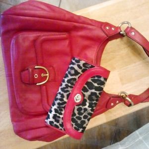 Coach purse and wallet